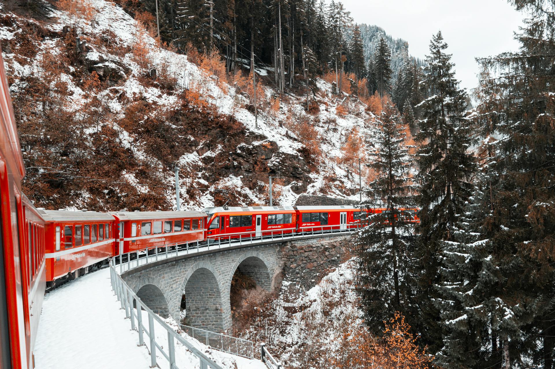 Canadá Invernal en tren